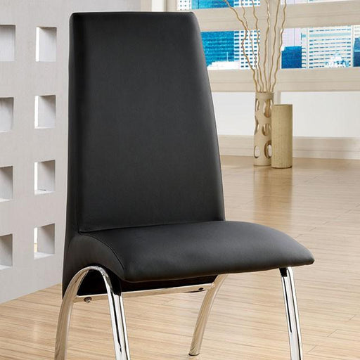Glenview Black Side Chair - Furniture Stars (Chicago, IL)