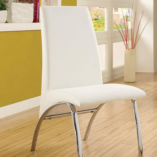 Glenview White Side Chair - Furniture Stars (Chicago, IL)