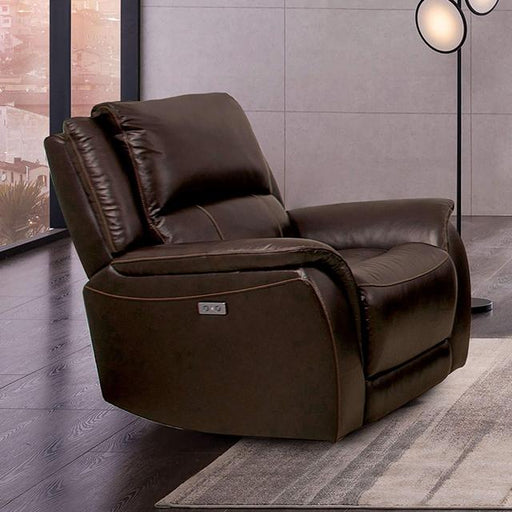 GORGIUS Power Recliner, Espresso - Furniture Stars (Chicago, IL)