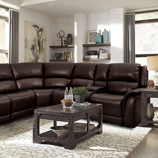 GORGIUS Power Sectional, Espresso - Furniture Stars (Chicago, IL)