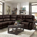 GORGIUS Power Sectional, Espresso - Furniture Stars (Chicago, IL)