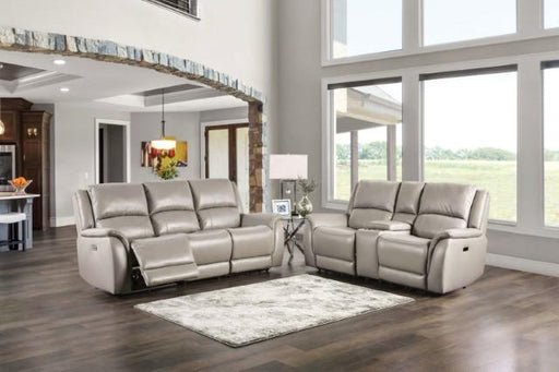GORGIUS Power Recliner, Light Gray - Furniture Stars (Chicago, IL)