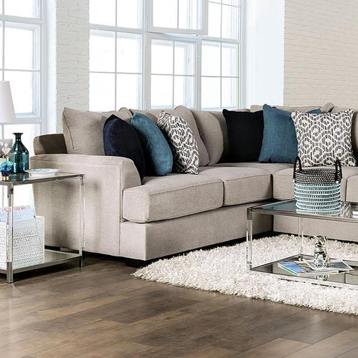 GUNNERSBURY Sectional, Gray - Furniture Stars (Chicago, IL)
