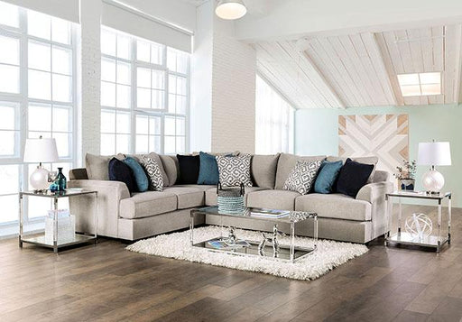 GUNNERSBURY Sectional, Gray - Furniture Stars (Chicago, IL)