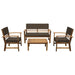 Hana 4 Pc. Patio Set - Furniture Stars (Chicago, IL)