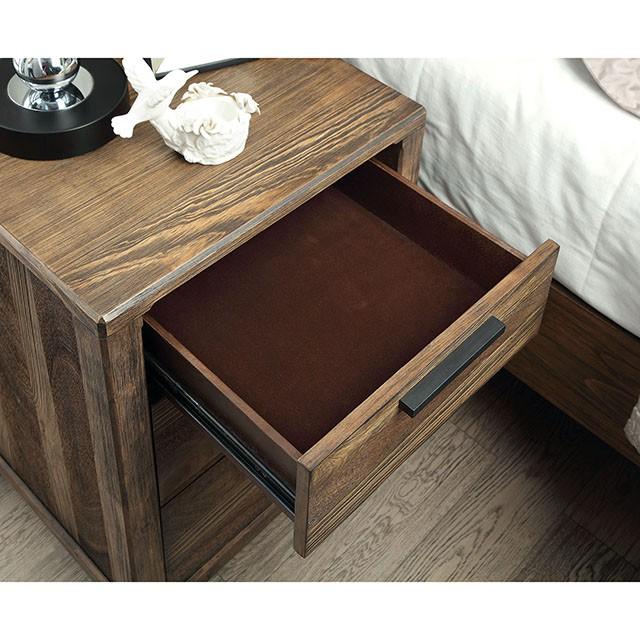 Hankinson Rustic Natural Tone Night Stand - Furniture Stars (Chicago, IL)