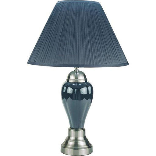 Hanna Gray 27"H Grey Table Lamp - Furniture Stars (Chicago, IL)