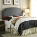 HASSELT King Size H/B, Gray -K/D Leg - Furniture Stars (Chicago, IL)