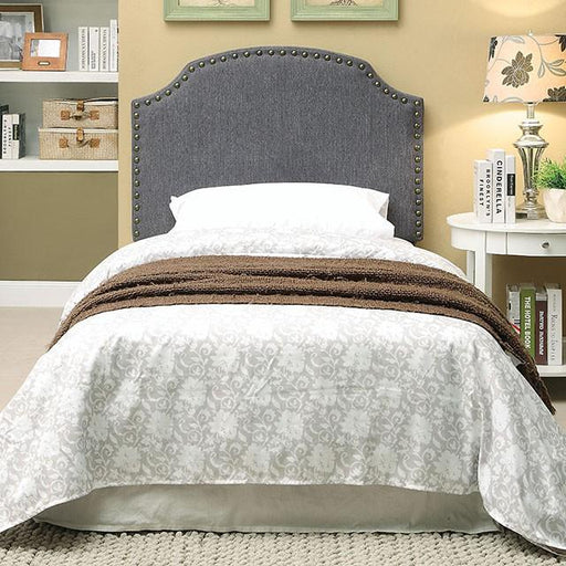 HASSELT King Size H/B, Gray -K/D Leg - Furniture Stars (Chicago, IL)