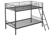 Hector Twin/Twin Metal Bunkbed - Furniture Stars (Chicago, IL)