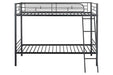 Hector Twin/Twin Metal Bunkbed - Furniture Stars (Chicago, IL)