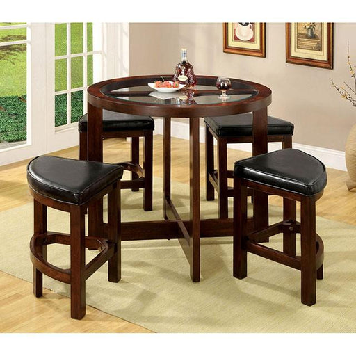 Crystal Cove 5 Pc. Counter Ht. Table Set - Furniture Stars (Chicago, IL)
