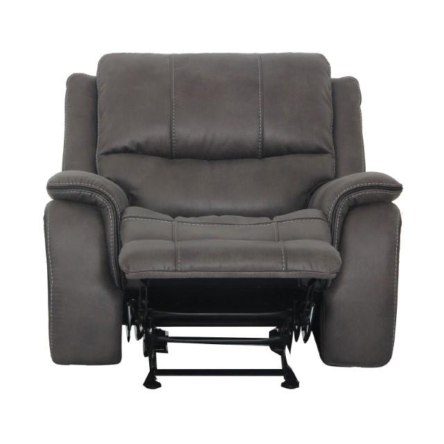 HENRICUS Glider Recliner, Dark Gray - Furniture Stars (Chicago, IL)
