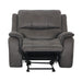 HENRICUS Glider Recliner, Dark Gray - Furniture Stars (Chicago, IL)