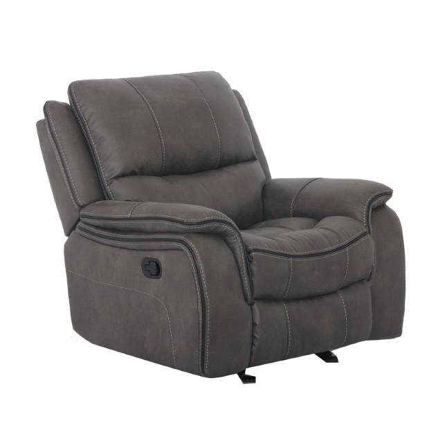 HENRICUS Glider Recliner, Dark Gray - Furniture Stars (Chicago, IL)