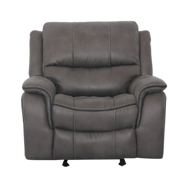 HENRICUS Glider Recliner, Dark Gray - Furniture Stars (Chicago, IL)