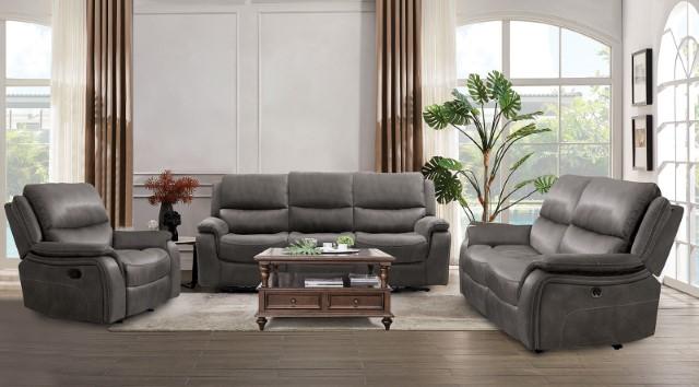 HENRICUS Glider Recliner, Dark Gray - Furniture Stars (Chicago, IL)