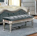 Azha Silver/Gray Bench - Furniture Stars (Chicago, IL)