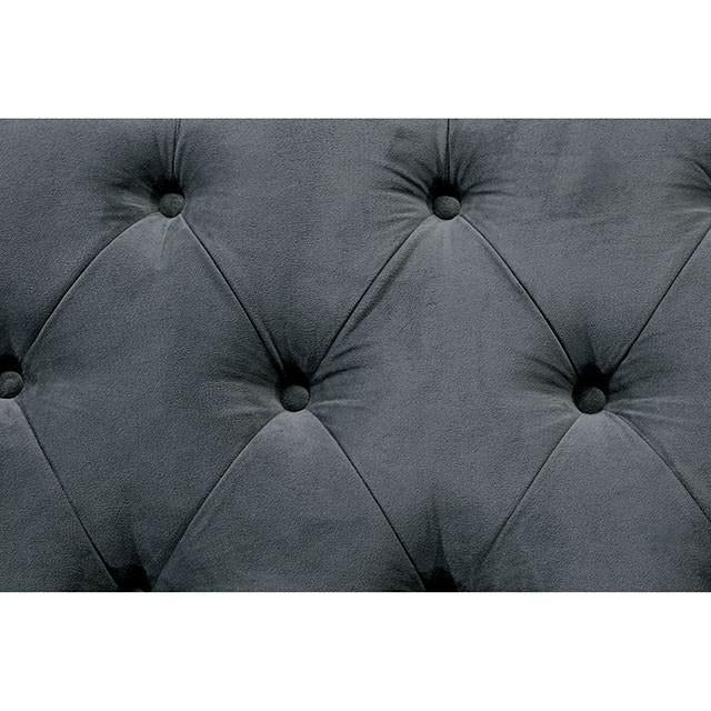 Azha Silver/Gray Bench - Furniture Stars (Chicago, IL)