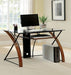 Baden Oak/Black Accent Desk - Furniture Stars (Chicago, IL)