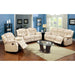 Barbado Ivory Sofa w/ 2 Recliners - Furniture Stars (Chicago, IL)