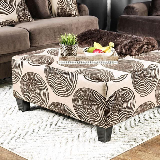 Bonaventura Brown Ottoman - Furniture Stars (Chicago, IL)