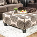 Bonaventura Brown Ottoman - Furniture Stars (Chicago, IL)
