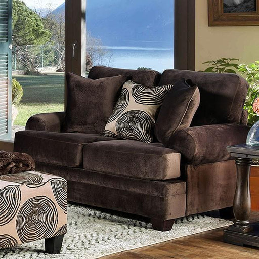 Bonaventura Brown Love Seat - Furniture Stars (Chicago, IL)