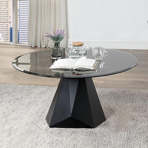 BISHOP Coffee Table, Black/Gray - Furniture Stars (Chicago, IL)