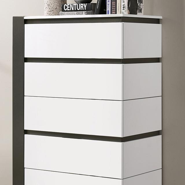 BIRSFELDEN Chest, White - Furniture Stars (Chicago, IL)