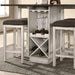 BINGHAM Counter Ht. Table w/ 2 x 15" Leaves - Furniture Stars (Chicago, IL)