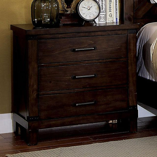 Bianca Dark Walnut Night Stand - Furniture Stars (Chicago, IL)