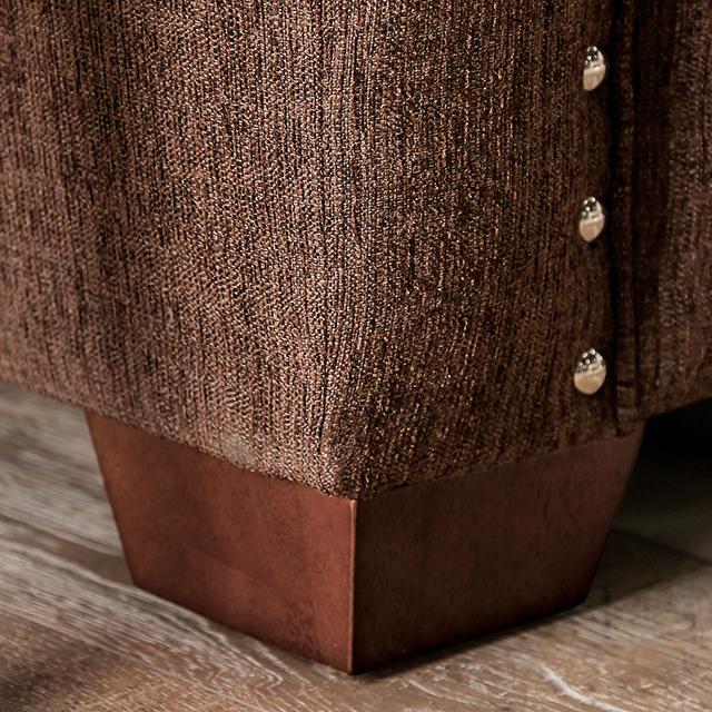 BELSIZE Sofa, Chocolate/Tan - Furniture Stars (Chicago, IL)