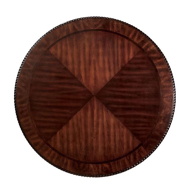 Bellagio Brown Cherry Round Dining Table - Furniture Stars (Chicago, IL)
