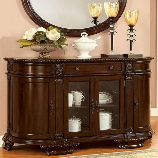 Bellagio Brown Cherry Mirror - Furniture Stars (Chicago, IL)
