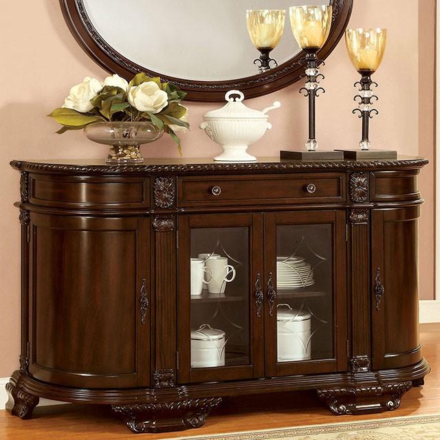 Bellagio Brown Cherry Mirror - Furniture Stars (Chicago, IL)