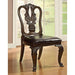 Bellagio Brown Cherry Wooden Side Chair (2/CTN) - Furniture Stars (Chicago, IL)