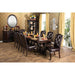 Bellagio Brown Cherry Dining Table w/ 2 Leaves - Furniture Stars (Chicago, IL)