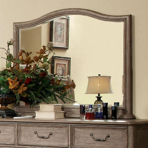BELGRADE I Rustic Natural Tone Mirror - Furniture Stars (Chicago, IL)