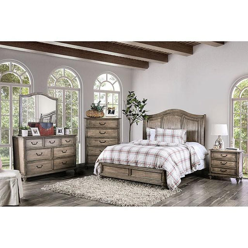 BELGRADE I Rustic Natural Tone Mirror - Furniture Stars (Chicago, IL)
