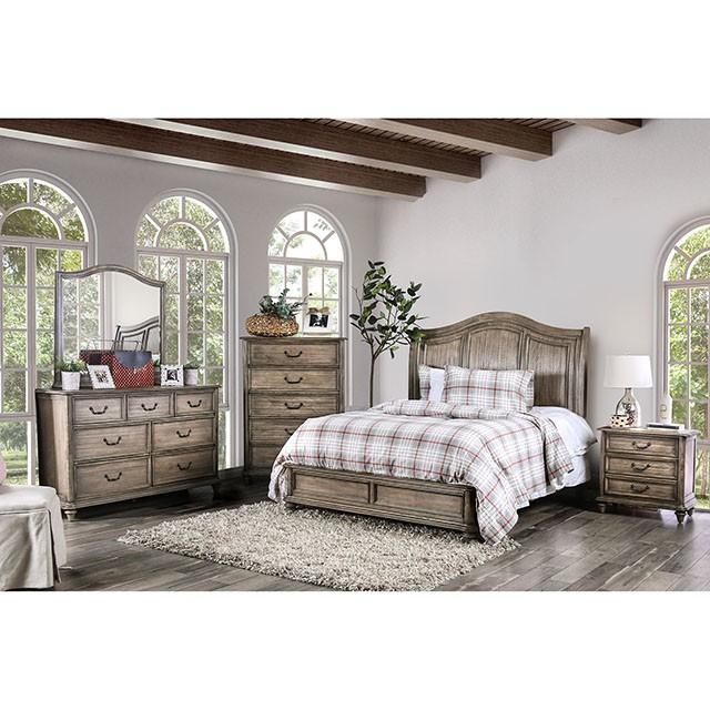 BELGRADE I Rustic Natural Tone Night Stand - Furniture Stars (Chicago, IL)