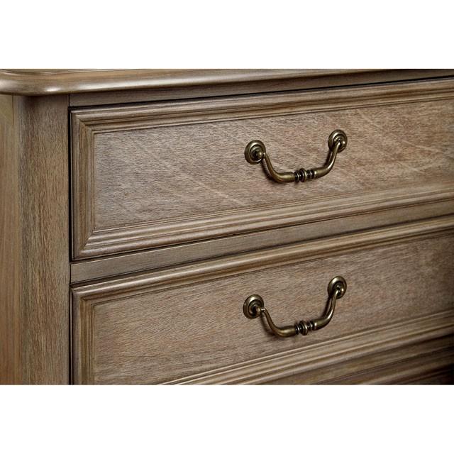 BELGRADE I Rustic Natural Tone Night Stand - Furniture Stars (Chicago, IL)