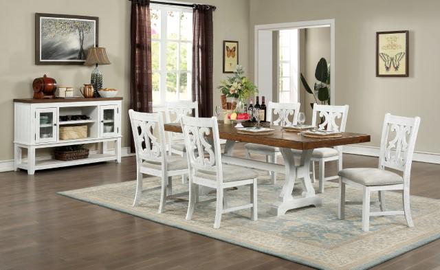 Auletta Transitional Side Chair (2/CTN) - Furniture Stars (Chicago, IL)