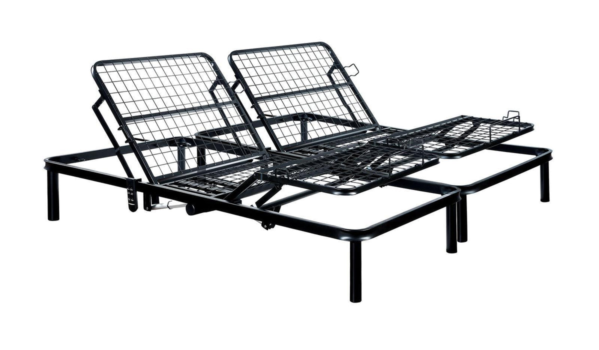 FRAMOS Black Adjustable Bed Frame - E.King - Furniture Stars (Chicago, IL)