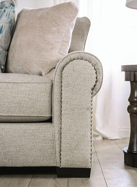 LAREDO Sofa, Beige - Furniture Stars (Chicago, IL)