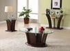 MANHATTAN IV Dark Cherry End Table, Brown Cherry - Furniture Stars (Chicago, IL)