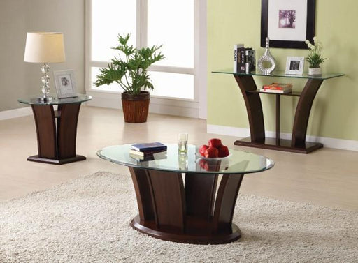 MANHATTAN IV Dark Cherry End Table, Brown Cherry - Furniture Stars (Chicago, IL)