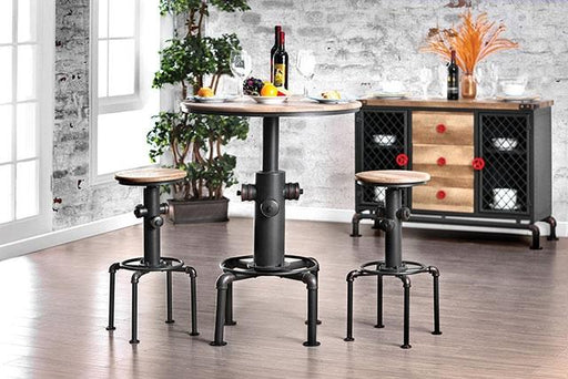 Foskey Antique Black Bar Table - Furniture Stars (Chicago, IL)
