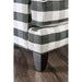 Patricia Ivory/Black Stripe Chair - Furniture Stars (Chicago, IL)