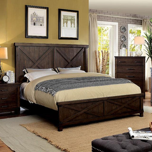 Bianca Dark Walnut Mirror - Furniture Stars (Chicago, IL)